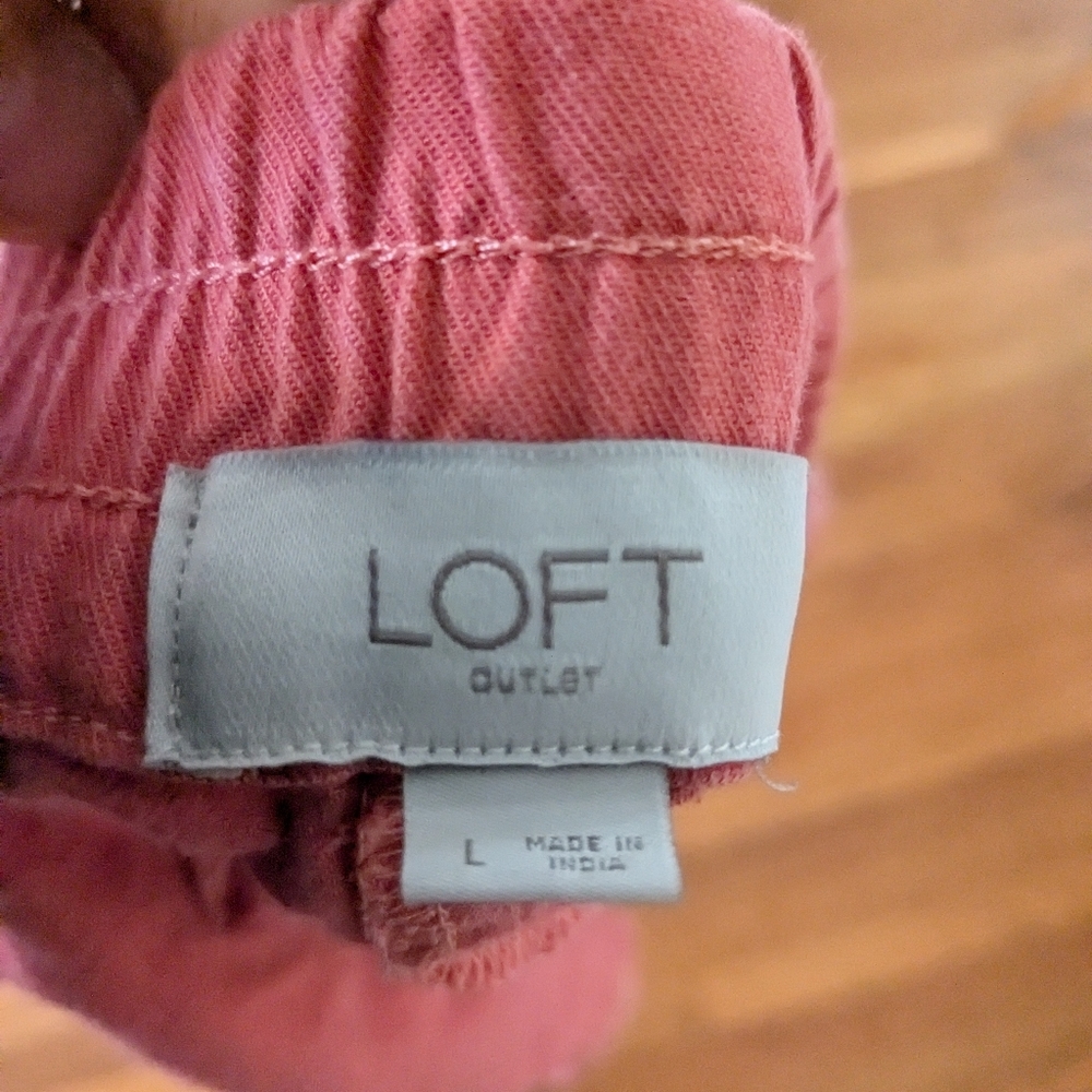 Loft pink orange shorts - Picture 3 of 4